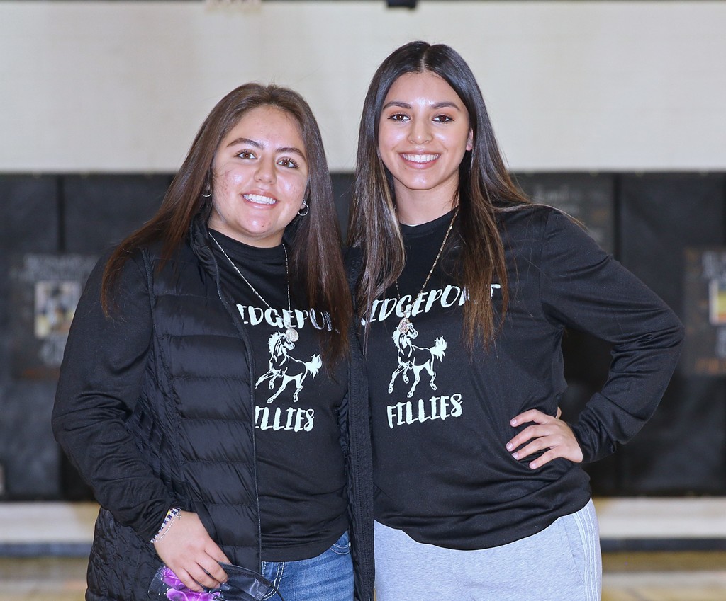 Girls Basketball Seniors-Myrka Ibarra & Jenny Farias